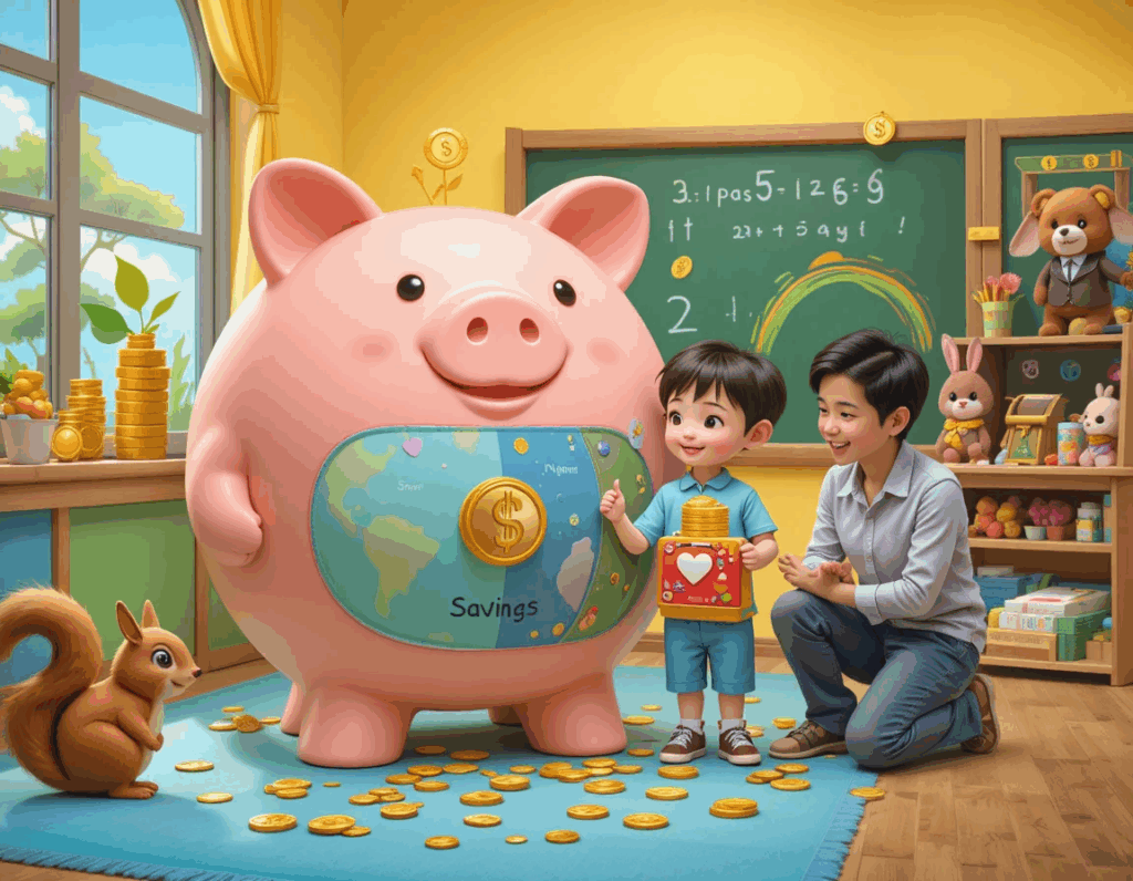 educação financeira infantil