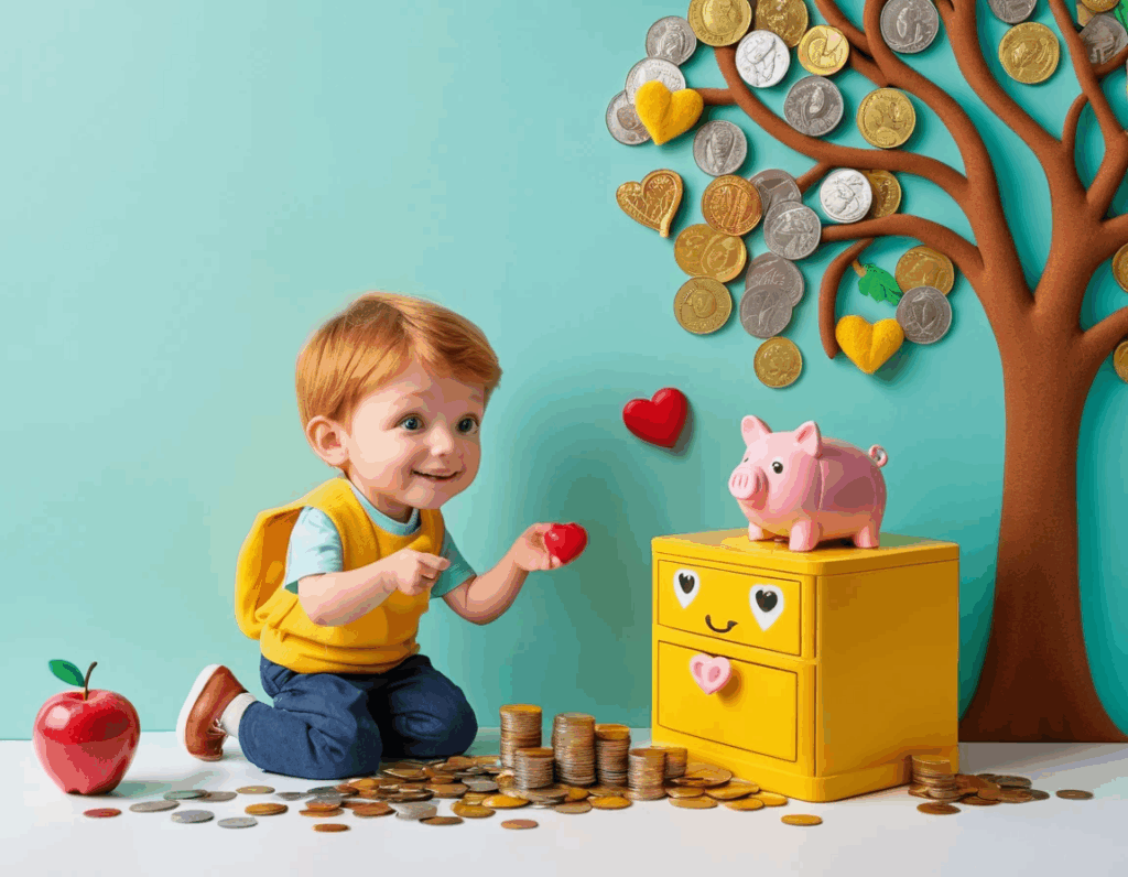 educação financeira infantil
