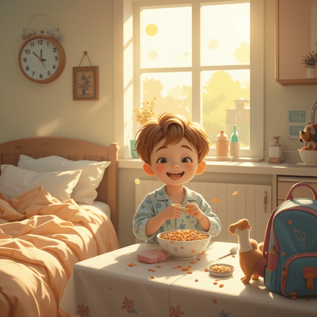 rotina matinal infantil